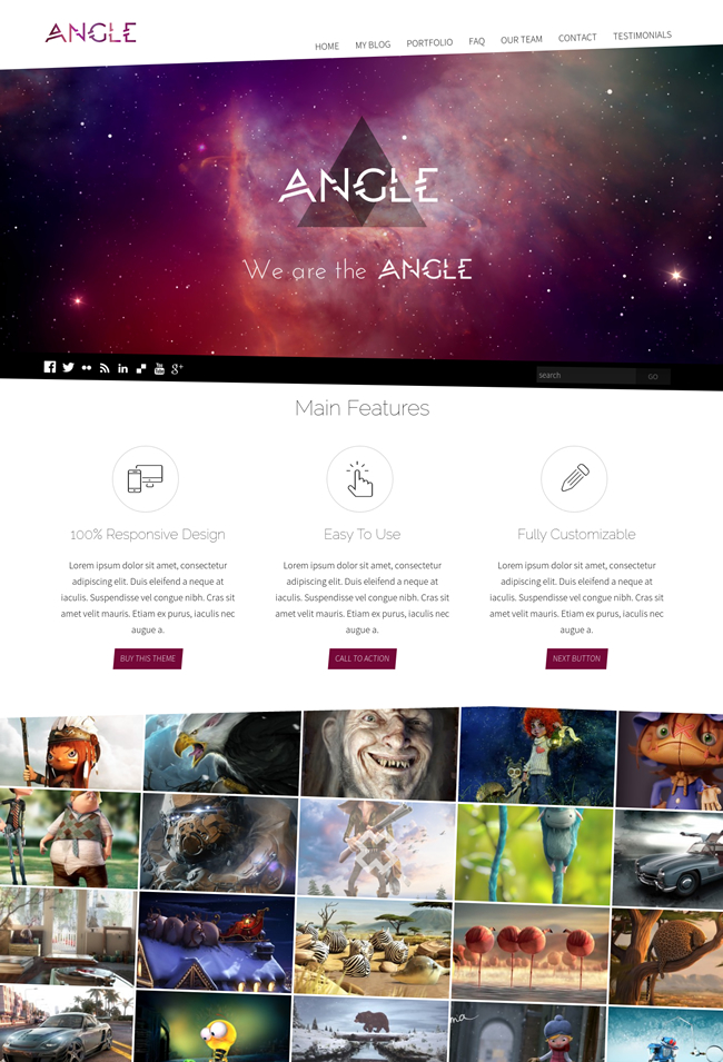 Angle Wordpress Theme