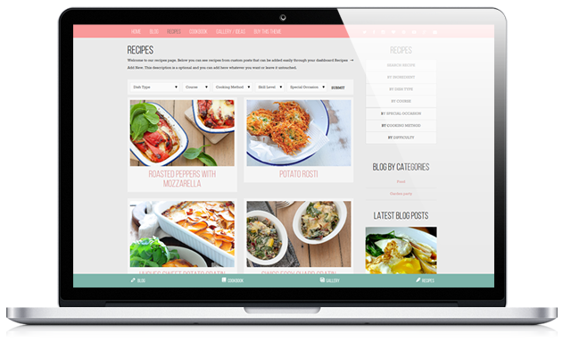 FoodFactory Feminine Wordpress Theme